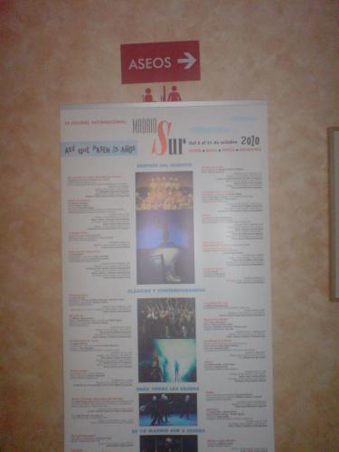 Afiche festival international Madrid Sur 2010