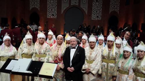 مجموعة رحوم البقالي مع المايسترو احمد عواطف بالمسرح الملكي بمراكش 2015