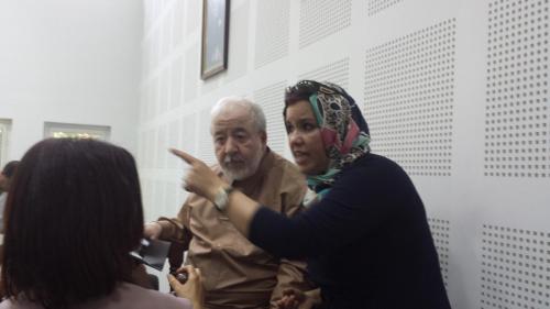 مع رئيس الجوق الملكي المايسترو احمد عواطف
